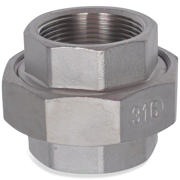 Threaded Fitting, Rustfri, ISO 4144, Union m/konisk tæt., 1", AISI316
